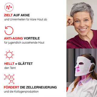 VILIFTI LED 4-in-1 Lichttherapie Maske